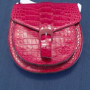 Patricia Nash. Red. Leather. Crossbody